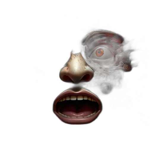mask, face, creature, staff transparent PNG cut-out