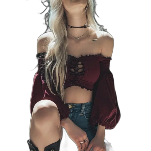 dress, jacket, hat, face transparent PNG cut-out