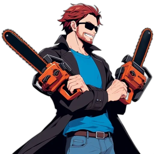 weapon, staff, jacket, concept art transparent PNG cut-out