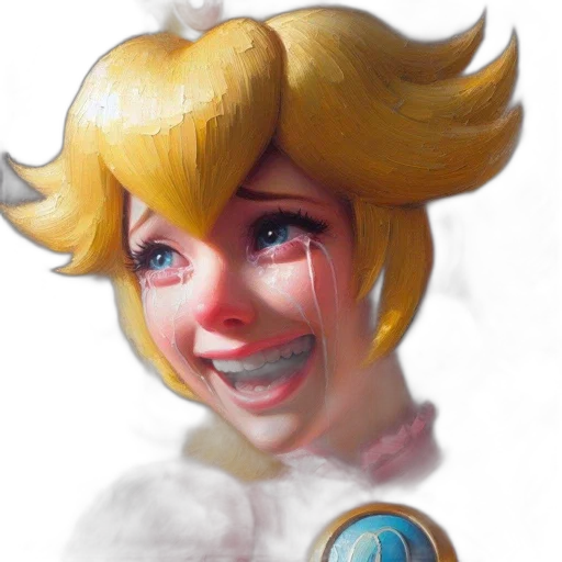 face, crown, mask, hair transparent PNG cut-out