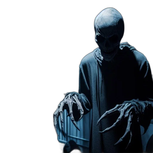 mask, creature, jacket, concept art transparent PNG cut-out