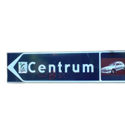 3d render, sign, word, centrum transparent PNG cut-out