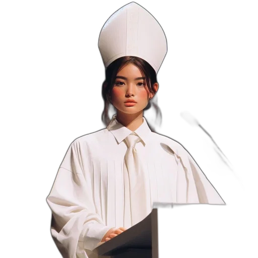 staff, hat, crown, dress transparent PNG cut-out