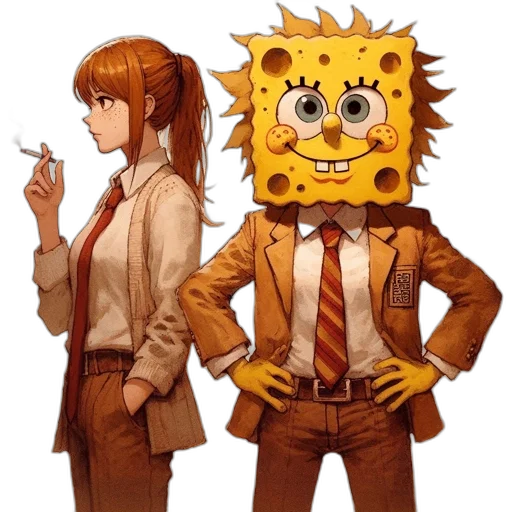 jacket, animal, staff, creature transparent PNG cut-out