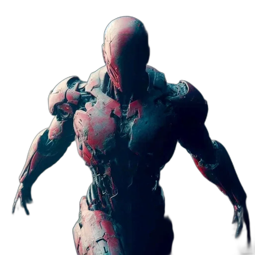 robot, creature, mask, face transparent PNG cut-out