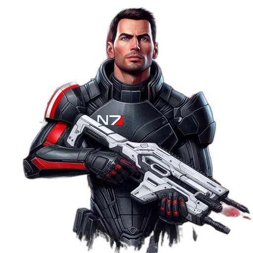 weapon, concept art, comic book art, 3d render transparent PNG cut-out