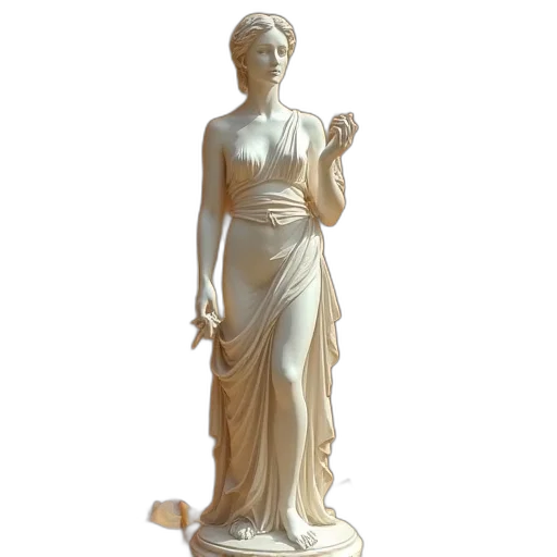 dress, jewelry, staff, 3d render transparent PNG cut-out