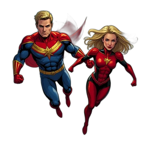 comic book art, concept art, cartoon, fantasy art transparent PNG cut-out