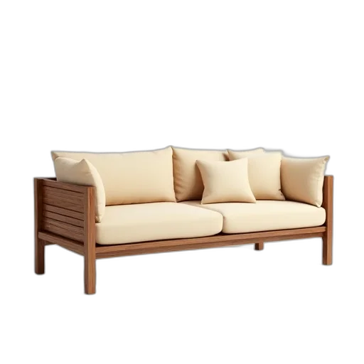 furniture, 3d render, photorealistic, earth tones transparent PNG cut-out