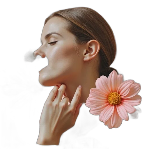 mask, face, flower, jewelry transparent PNG cut-out