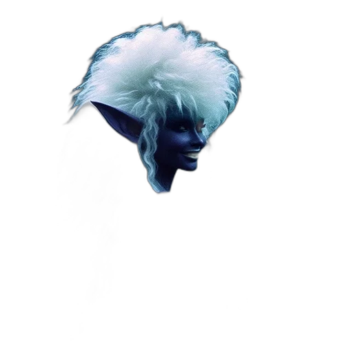 face, dragon, hair, mask transparent PNG cut-out