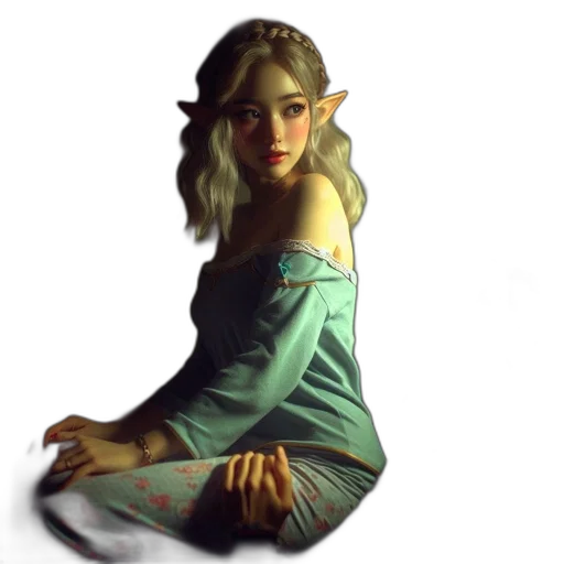 dragon, dress, face, creature transparent PNG cut-out