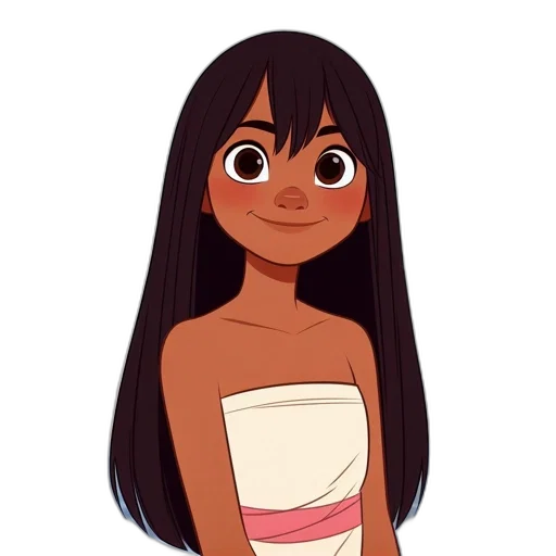 dress, hair, face, crown transparent PNG cut-out
