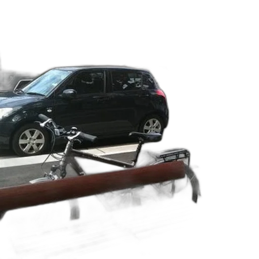 car, weapon, 3d render, bicycle transparent PNG cut-out