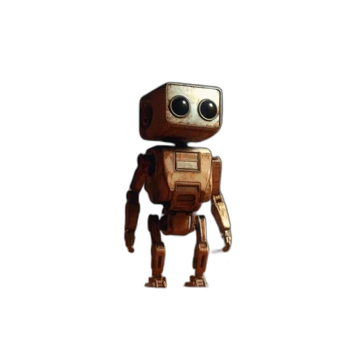 robot, animal, creature, staff transparent PNG cut-out