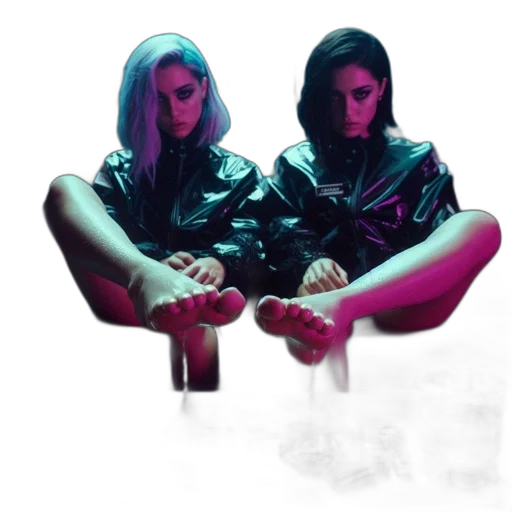 jacket, cyberpunk, concept art, vaporwave transparent PNG cut-out