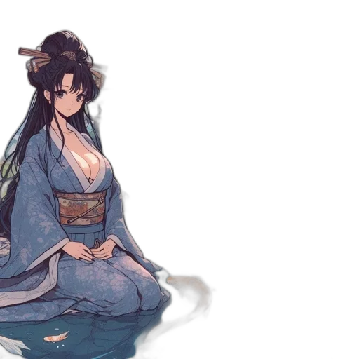 dress, staff, concept art, fantasy art transparent PNG cut-out