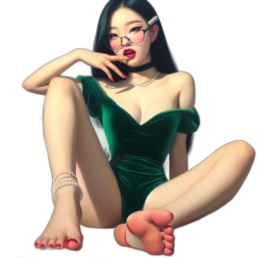 dress, shoes, jewelry, photorealistic transparent PNG cut-out
