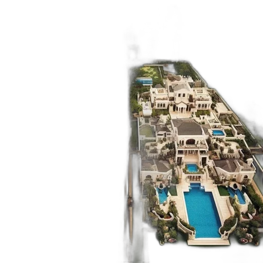 building, 3d render, photorealistic, concept art transparent PNG cut-out