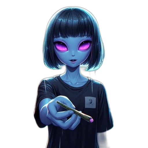 mask, staff, face, creature transparent PNG cut-out
