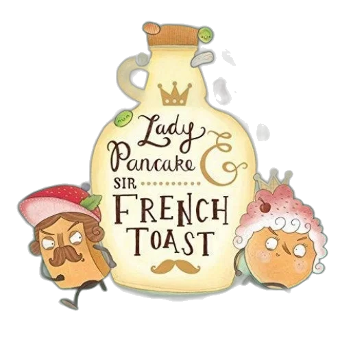 food, whimsical, children, book transparent PNG cut-out