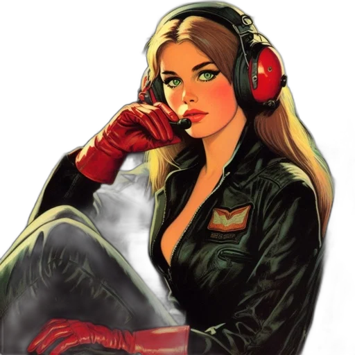 jacket, staff, comic book art, concept art transparent PNG cut-out