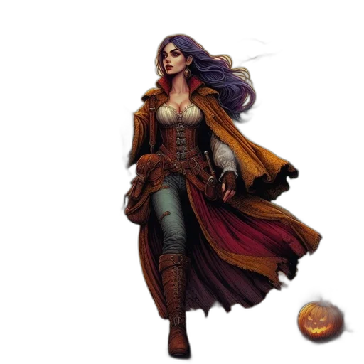 fantasy art, concept art, comic book art, pixel art transparent PNG cut-out