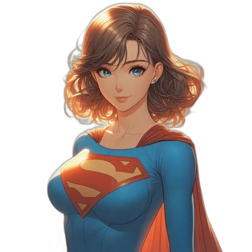 dress, face, comic book art, fantasy art transparent PNG cut-out