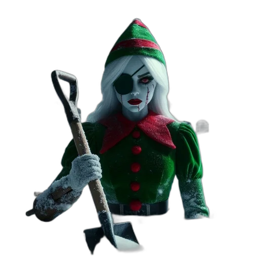 staff, weapon, 3d render, concept art transparent PNG cut-out