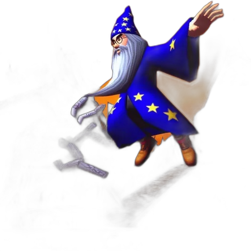 staff, creature, hat, dragon transparent PNG cut-out