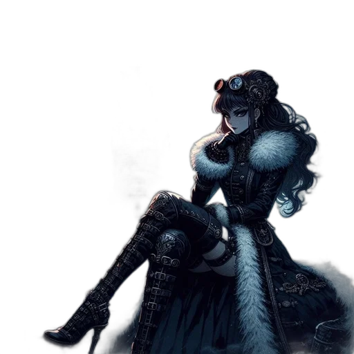 dress, sword, staff, weapon transparent PNG cut-out