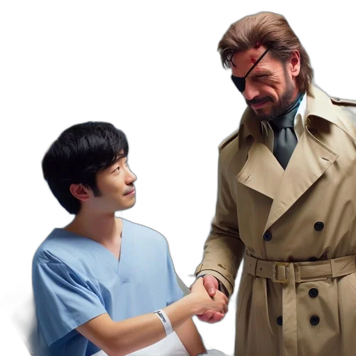 staff, jacket, concept art, photorealistic transparent PNG cut-out