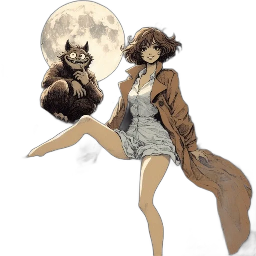 dress, creature, animal, concept art transparent PNG cut-out