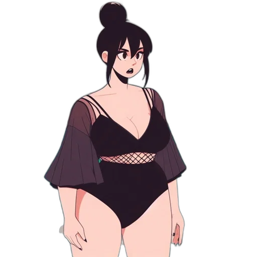 dress, creature, concept art, anime transparent PNG cut-out