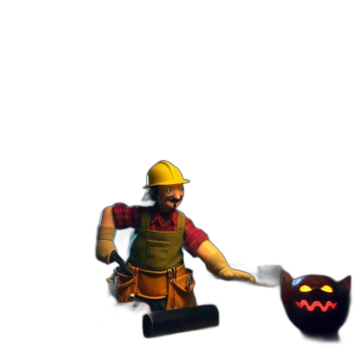 staff, weapon, mask, creature transparent PNG cut-out