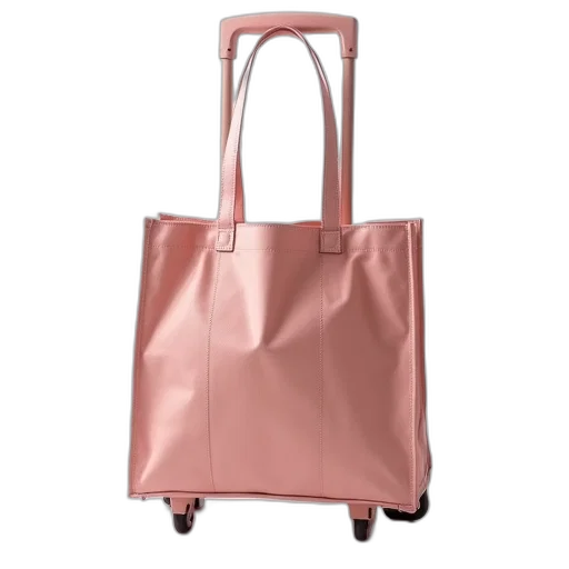 3d render, pastel, women, shopping transparent PNG cut-out