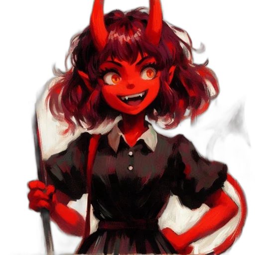 staff, creature, mask, dress transparent PNG cut-out