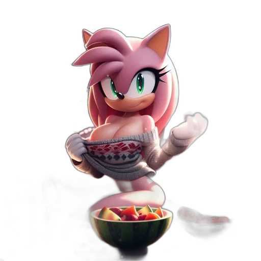 food, 3d render, concept art, pixel art transparent PNG cut-out