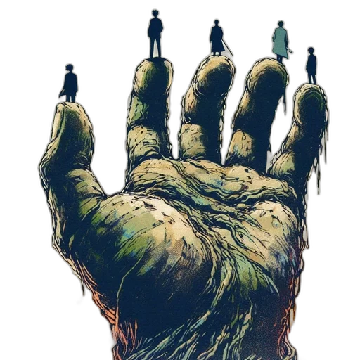 staff, creature, weapon, concept art transparent PNG cut-out