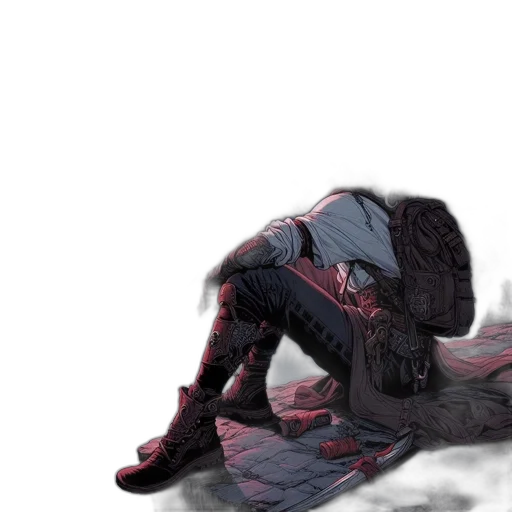 mask, creature, dragon, jacket transparent PNG cut-out