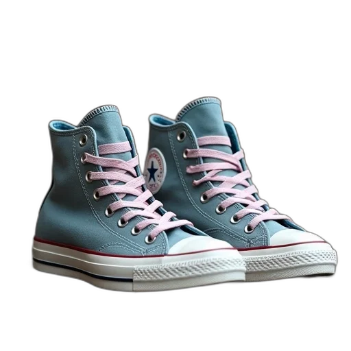 shoes, vaporwave, 3d render, photorealistic transparent PNG cut-out
