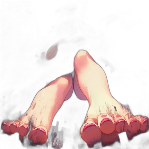 shoes, weapon, flower, creature transparent PNG cut-out