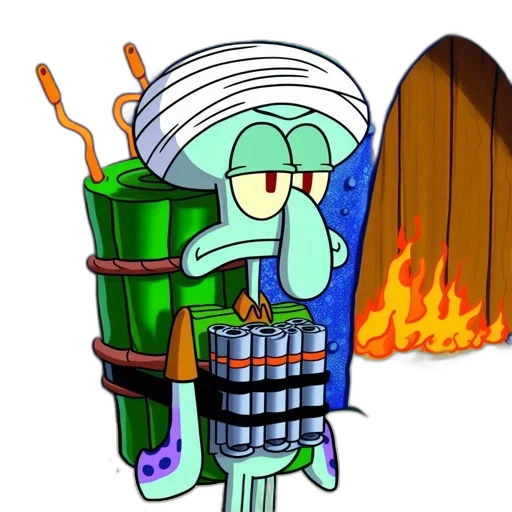 jacket, robot, hat, staff transparent PNG cut-out