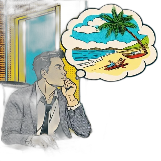vaporwave, concept art, cartoon, comic book art transparent PNG cut-out