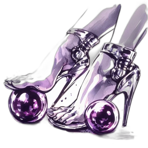 shoes, 3d render, photorealistic, concept art transparent PNG cut-out