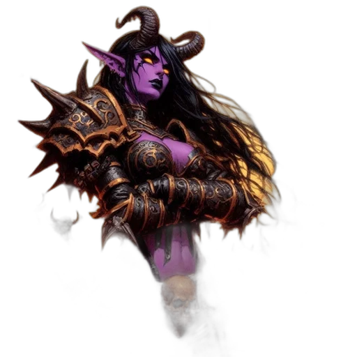 dragon, staff, mask, weapon transparent PNG cut-out