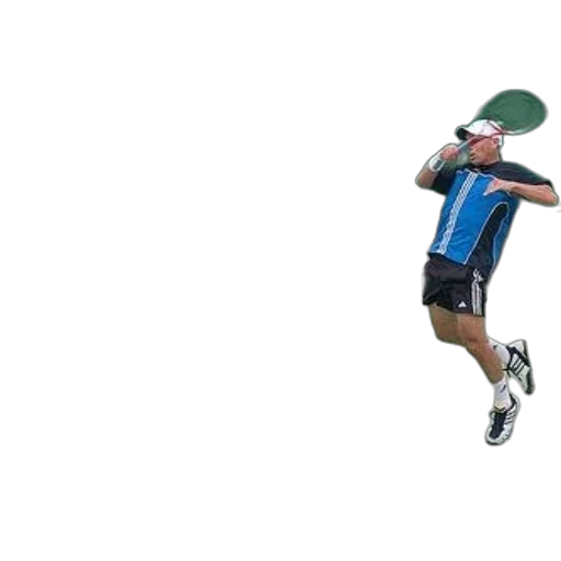 tennis, player, blue, black transparent PNG cut-out