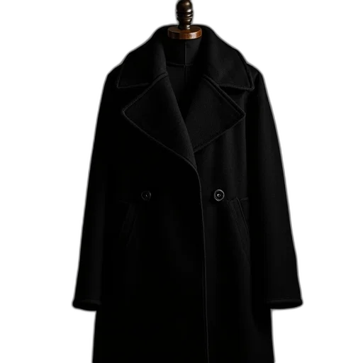 jacket, dress, staff, 3d render transparent PNG cut-out