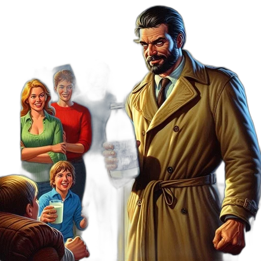 jacket, concept art, comic book art, pixel art transparent PNG cut-out