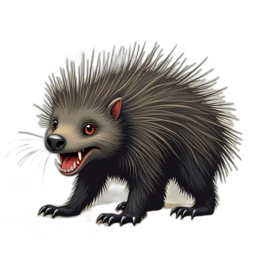 animal, creature, hair, concept art transparent PNG cut-out